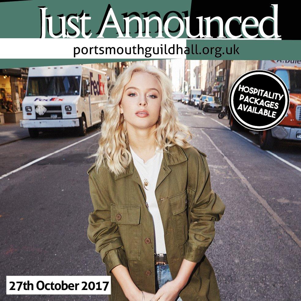 Zara Larsson coming to Portsmouth this 