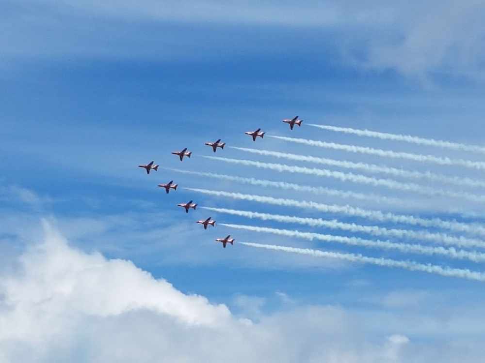 Thousands gather for the Torbay Air Show Radio Exe