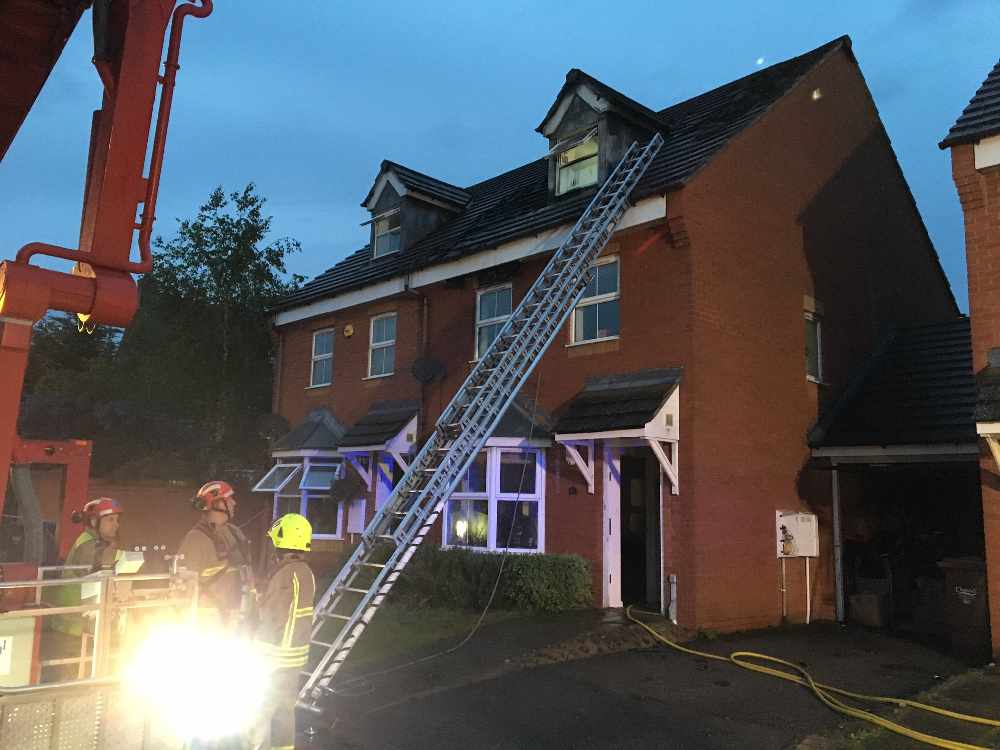 Crews tackle 'severe fire' after lightning strike in Bicester JACKfm