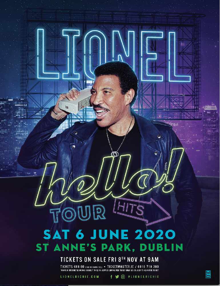 Lionel Richie Announces Irish Gig Cork S Redfm