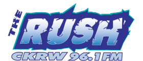 96.1 The Rush Logo