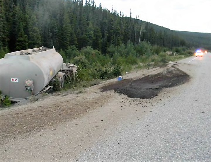 tank truck rollover