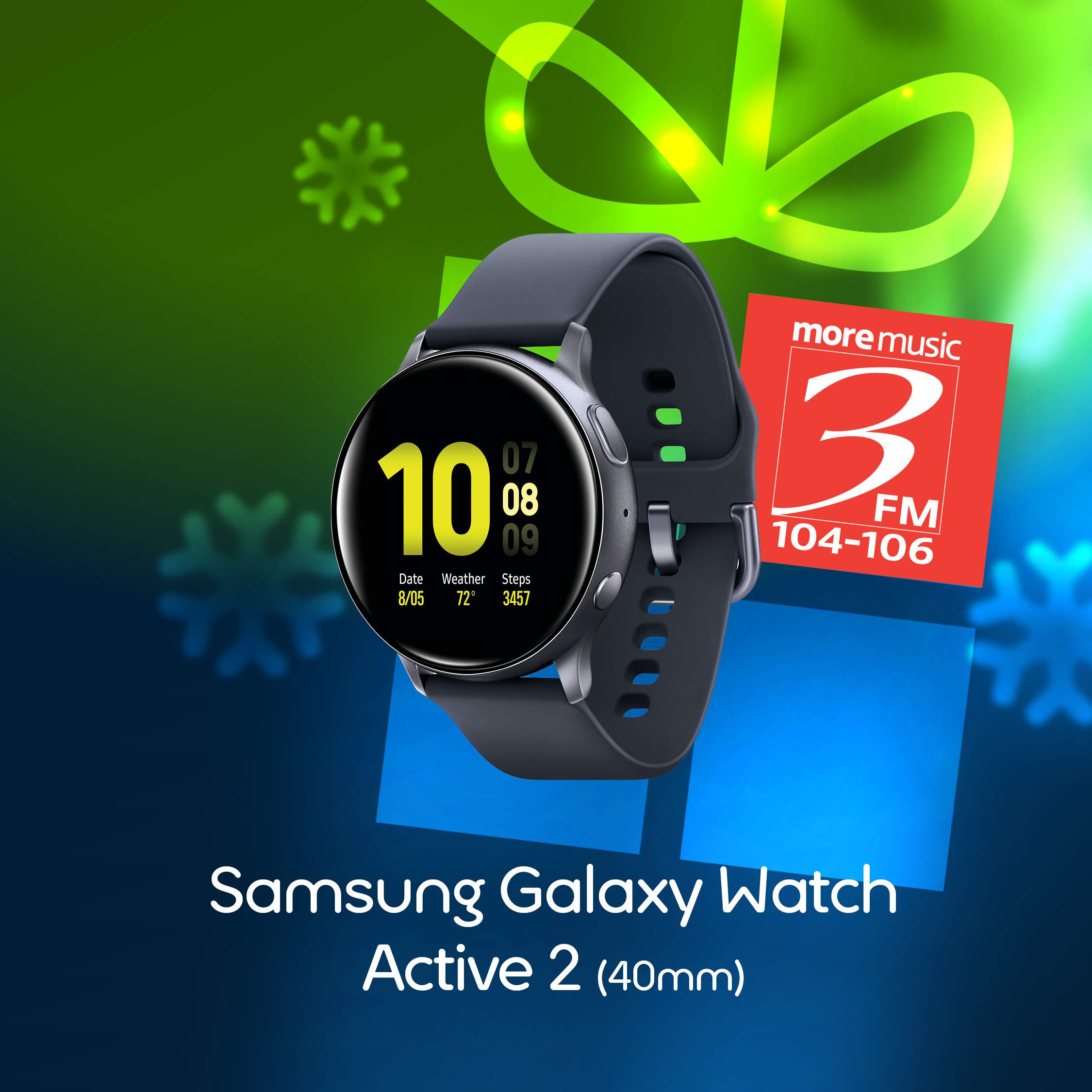 Samsung Galaxy Watch Active 2 40mm Aqua Black