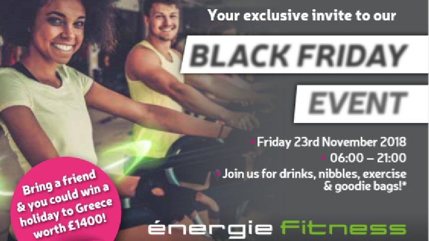 énergie Fitness does Black Friday - MKFM  - Radio Made in Milton  Keynes