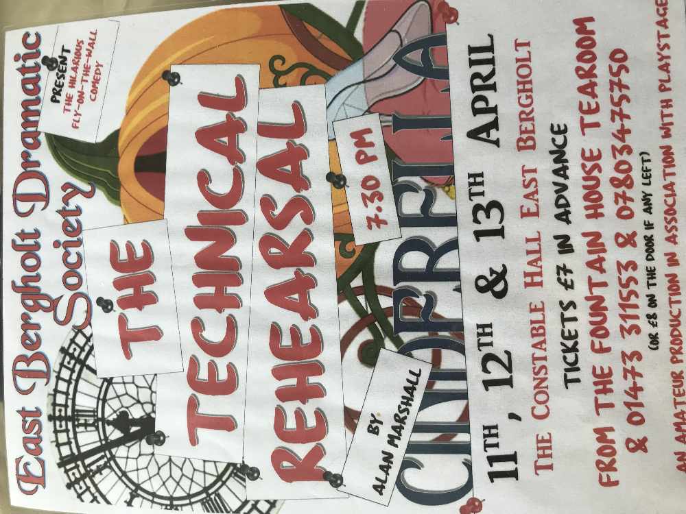 East Bergholt Dramatic Society The Technical Rehearsal Town