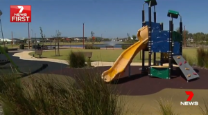 The incident happened at a Baldivis park. PIC: Seven News