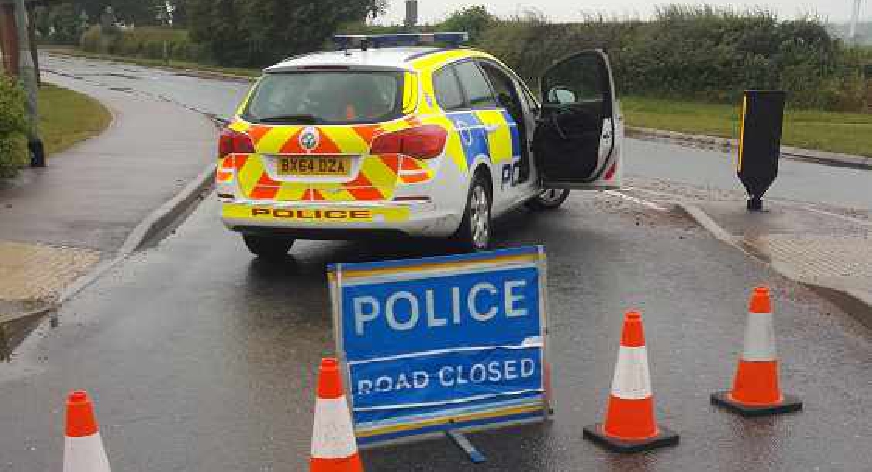 A444 crash on Saturday Fosse 107