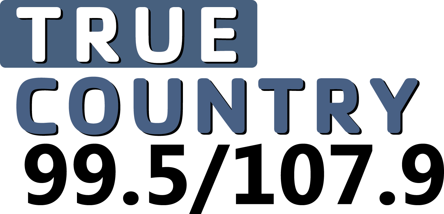 True Country 99.5 and 107.9 FM - KRKI Logo