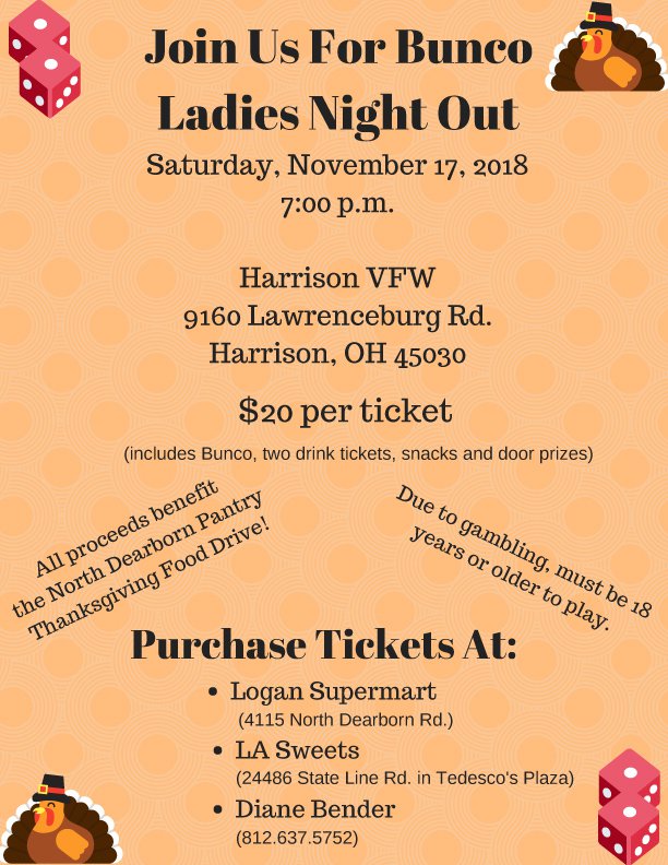 Bunco Ladies Night Out Eagle Country 99 3