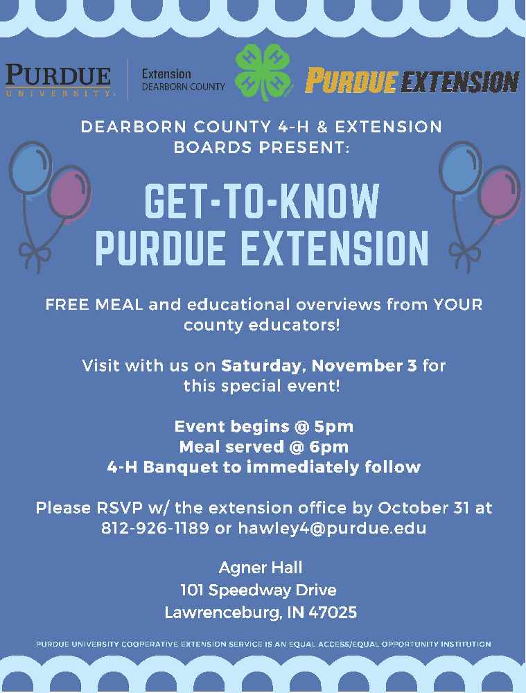 Get To Know Purdue Extension Eagle Country 99 3