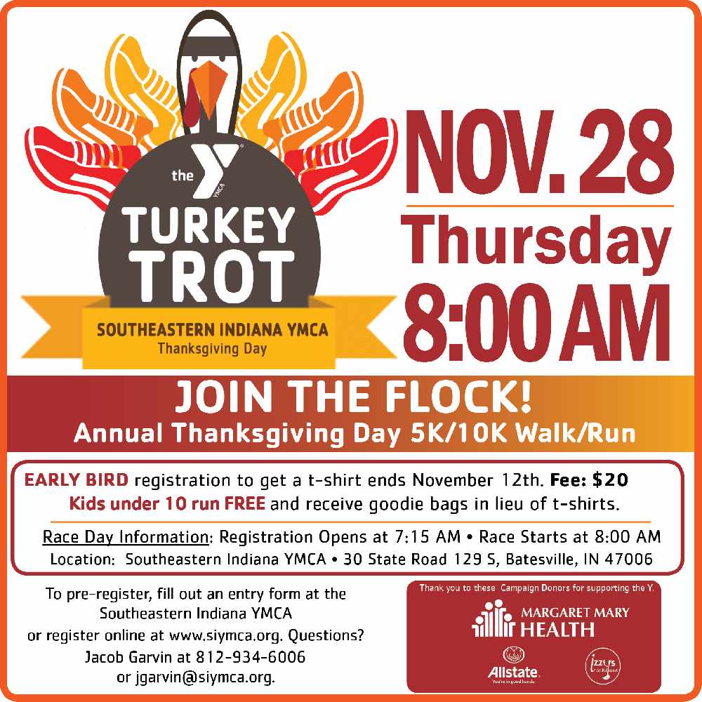 turkey trot 5k walk and run