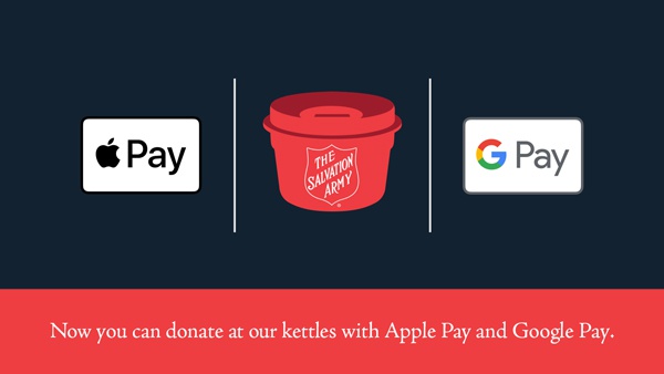 salvation army kettle pay