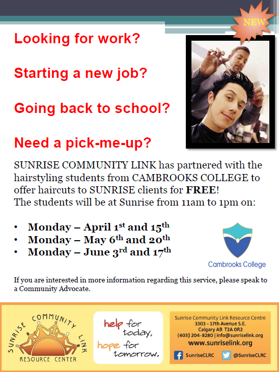 Free Haircuts For Employment Cjwe
