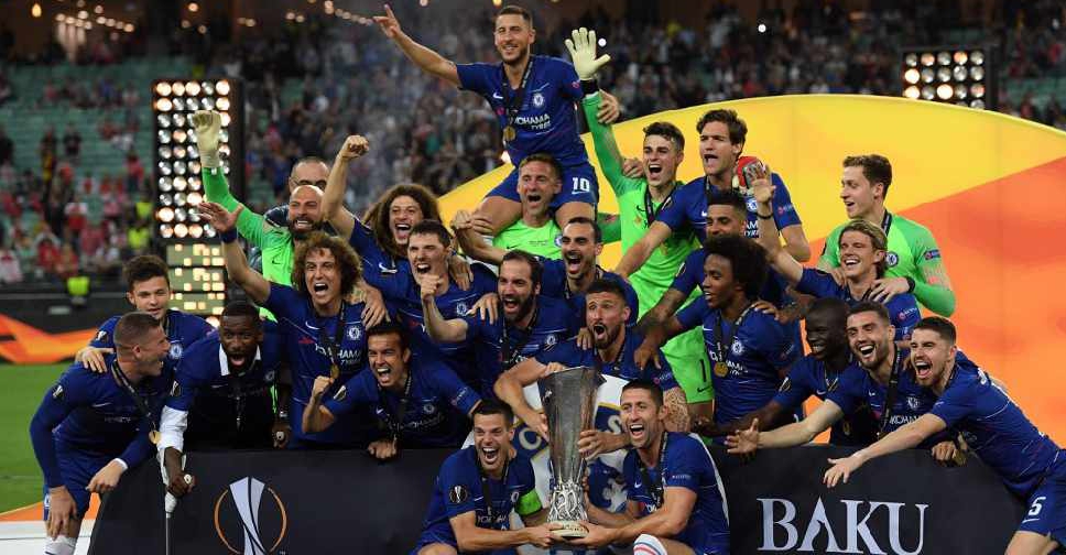 chelsea beat arsenal to lift europa league trophy dubai 92 your dubai 92 dubai 92