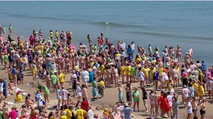 2 000 Women Bare All For The Annual Strip And Dip In Wicklow East