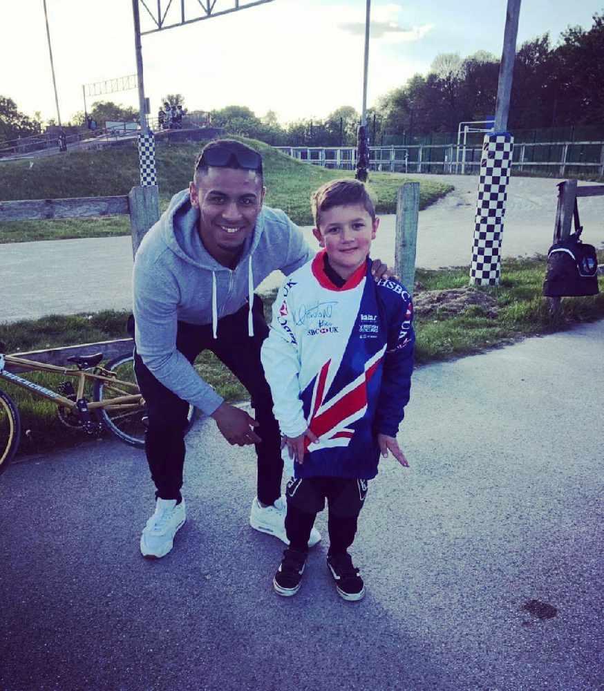 Charlie with GB rider, Quillan Isidore