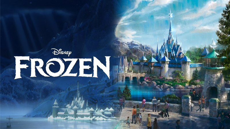escaleren Occlusie Onderzoek het Layout revealed for new 'Frozen' Land at Disneyland Paris - Dublin's Q102