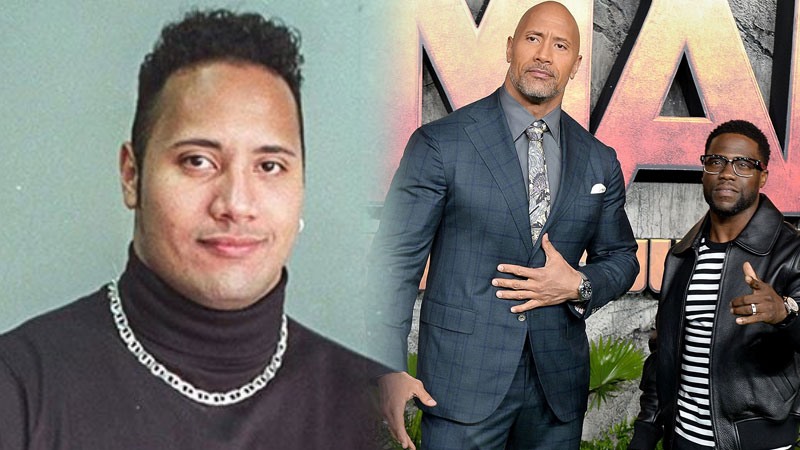 kevin hart dressed as the rock