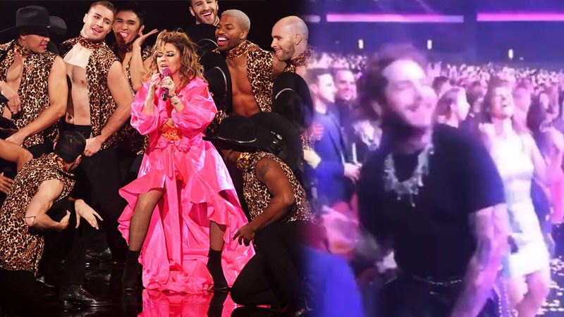 Post Malone Dancing To Shania Twains Ama Performance Is