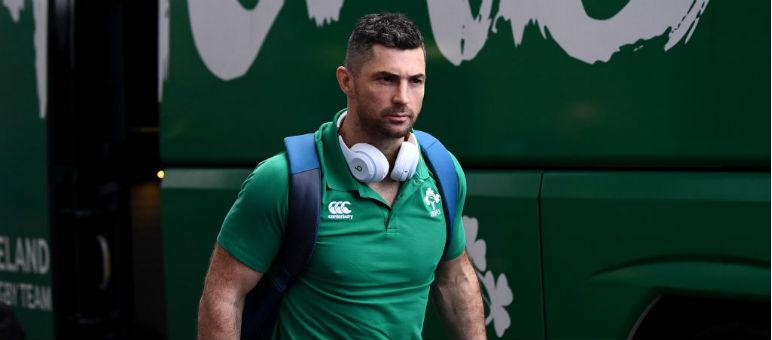 Is there a passing of the guard at full back for Ireland?